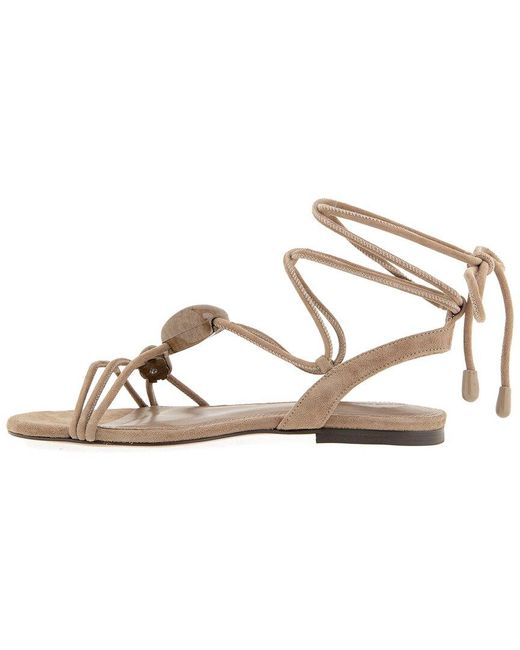Rebecca Minkoff Metallic Anaya Suede Sandal
