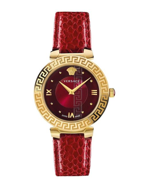 Versace Red Daphnis Watch