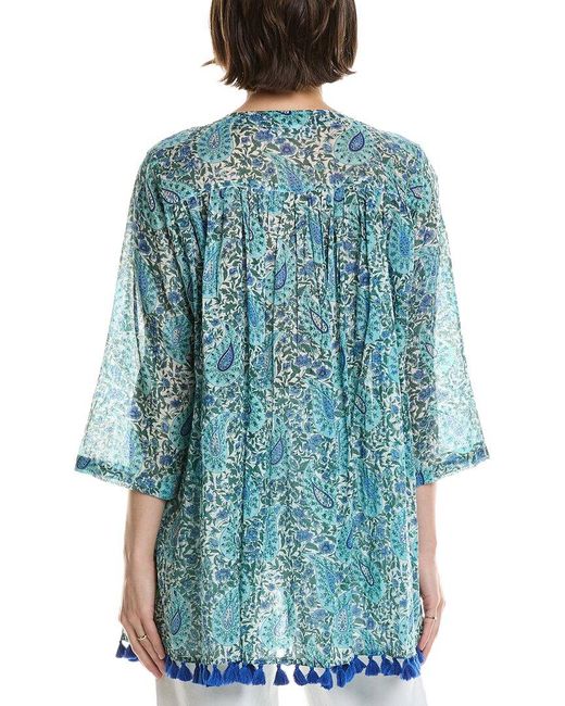 Ro's Garden Blue Seychelles Tunic Dress