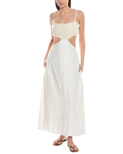Palmacea White Dakota Maxi Dress