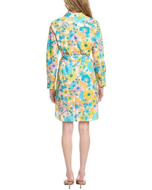 FLORA BEA NYC Blue Niva Mini Dress