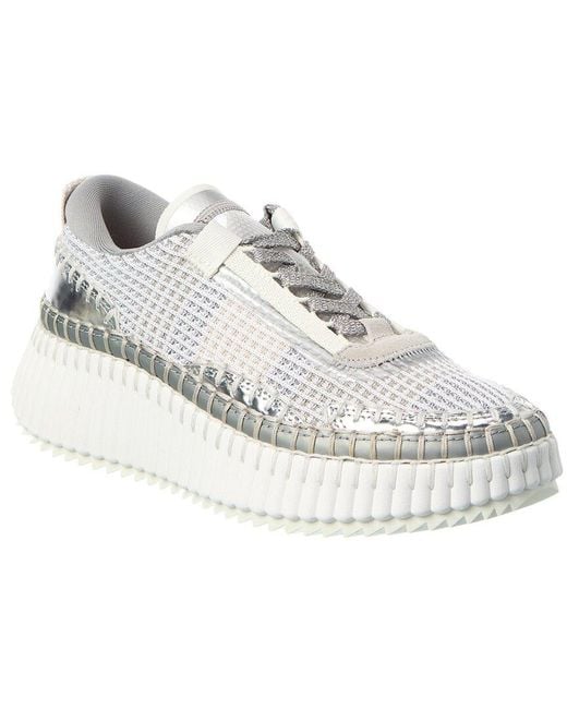 Chloé White Nama Sneaker