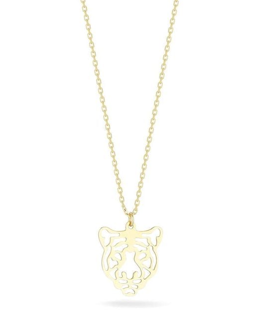 Ember Fine Jewelry Metallic 14k Tiger Necklace
