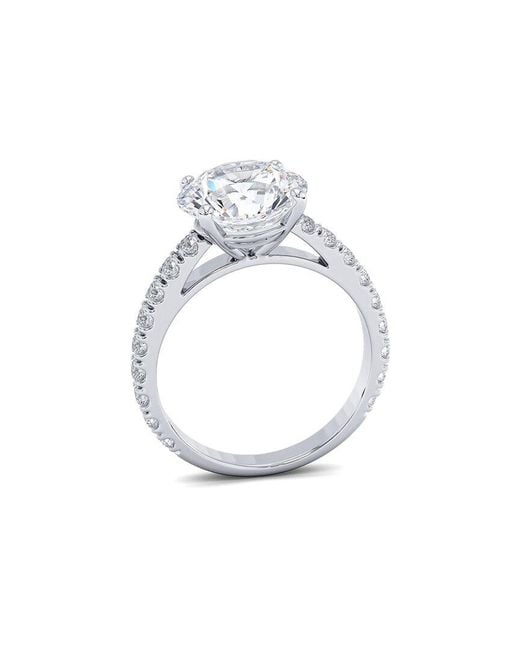Lab Grown Diamonds White 14K 3.50 Ct. Tw. Lab-Grown Diamond Ring