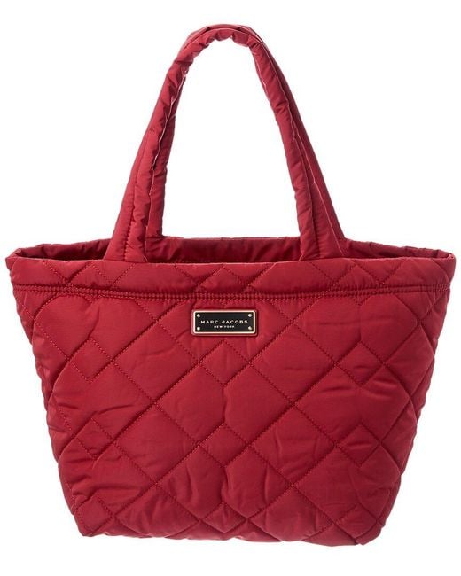 Marc Jacobs Red Medium Quilted Tote