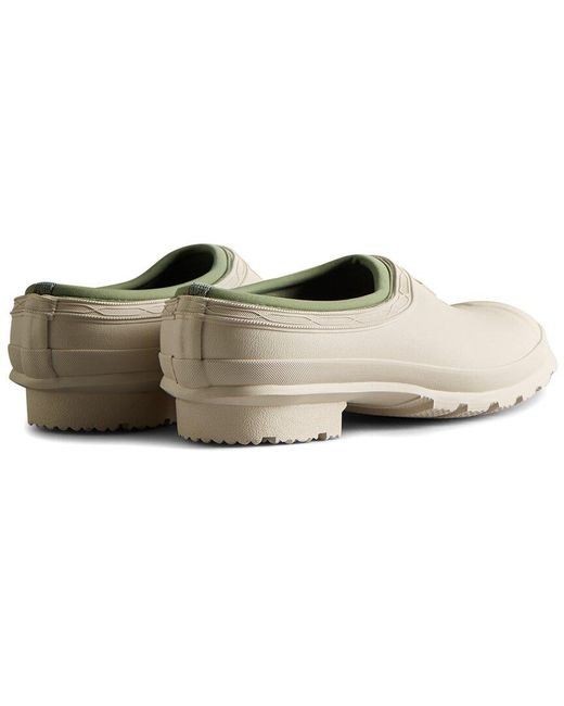 HUNTER Gardender Neoprene Clog in White Lyst