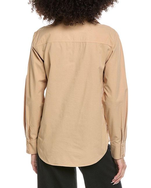 Bella Dahl Natural Clean Wide Collar Shirt