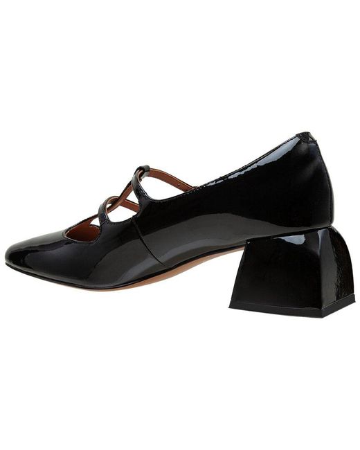 Linea Paolo Black Maurice Leather Pump