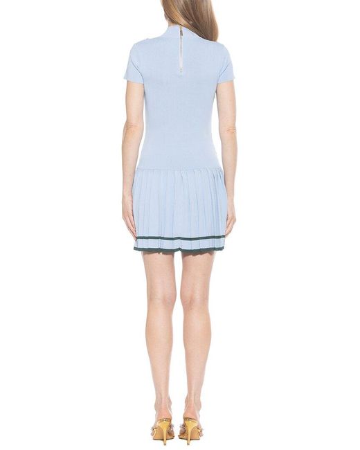 Alexia Admor Blue Devika Fit And Flare Dress
