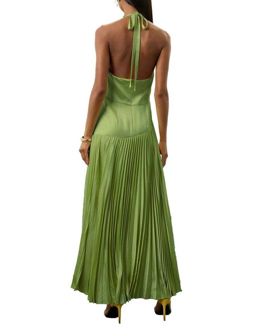 LEON GORI Green Midi Dress