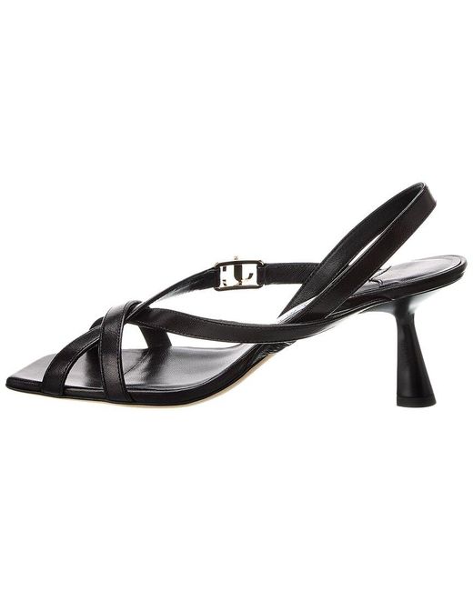 Jimmy Choo Metallic Jess 65 Leather Slingback Sandal