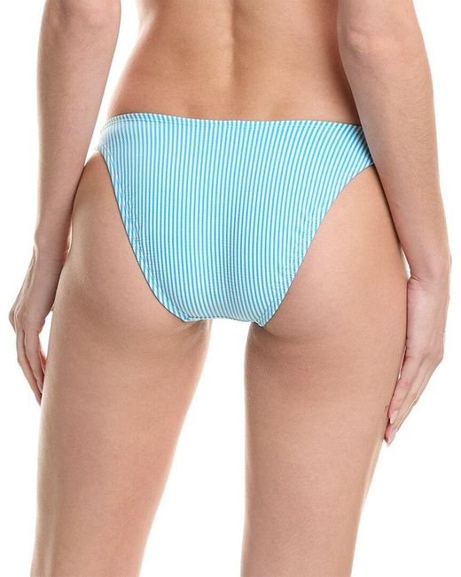 Lilly Pulitzer Blue Pico High-cut Bikini Bottom