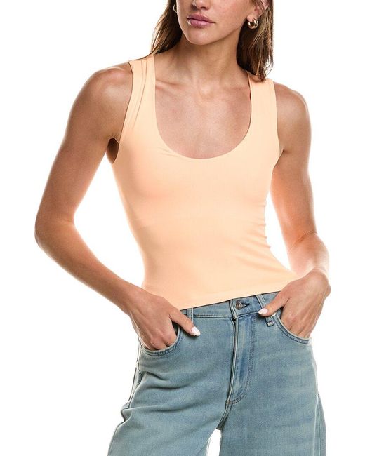 Free People Blue Clean Lines Tank