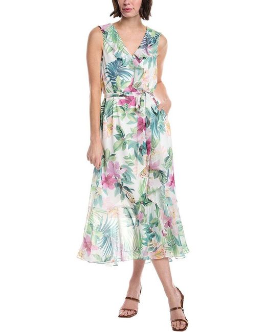 Tommy Bahama Green Tropical Bliss Maxi Dress