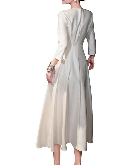 BRC By BURRYCO White Midi Dress