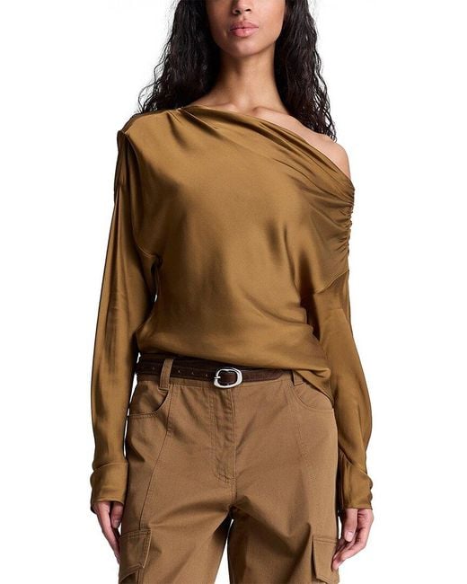 A.L.C. Brown Piper Top