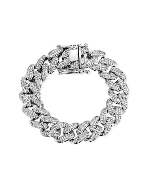 Eye Candy LA Metallic Cz Stack Bracelet