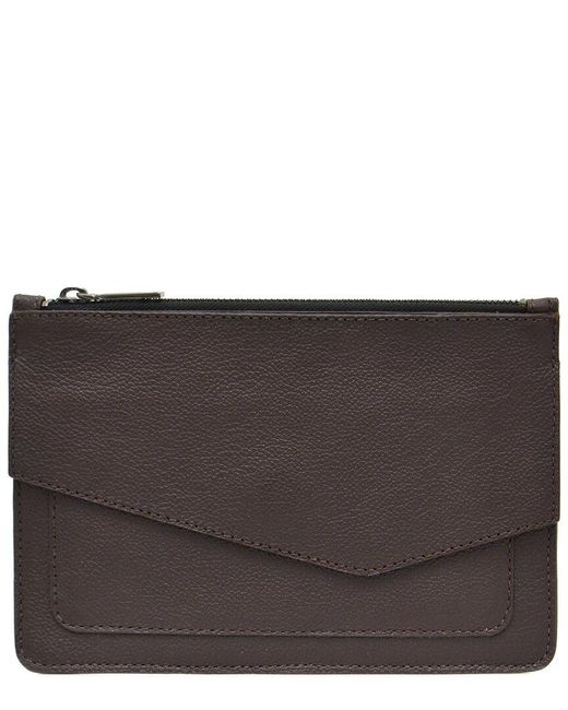 Botkier Brown Cobble Hill Medium Pouch