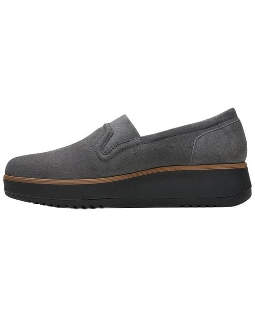 Clarks Black Zylah Sky Suede Loafer