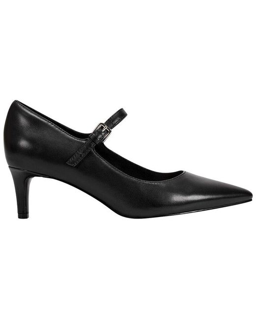 Rockport Black Chase Leather Mary Jane Pump