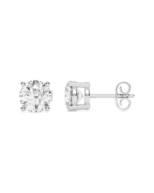 Lab Grown Diamonds Metallic 14K 5.00 Ct. Tw. Lab-Grown Diamond Earrings