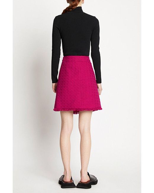 Proenza Schouler Pink Tweed Mini Skirt