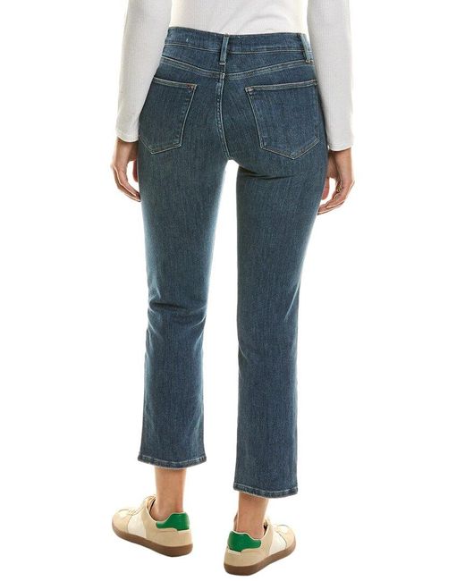 FRAME Blue Le High Straight Leg Jean