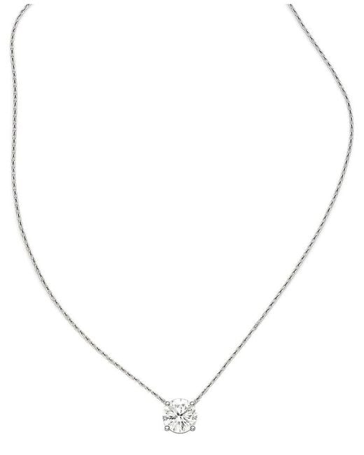 Prince Diamond & Jewelry Natural 14K 2.50 Ct. Tw. Lab-Grown Diamond Solitaire Pendant