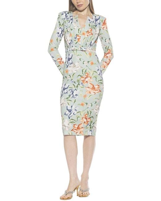 Alexia Admor Green Arleth Sheath Dress