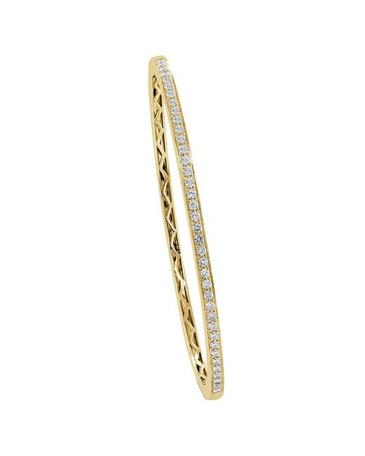 Sabrina Designs Metallic 14k 0.80 Ct. Tw. Diamond Bangle Bracelet