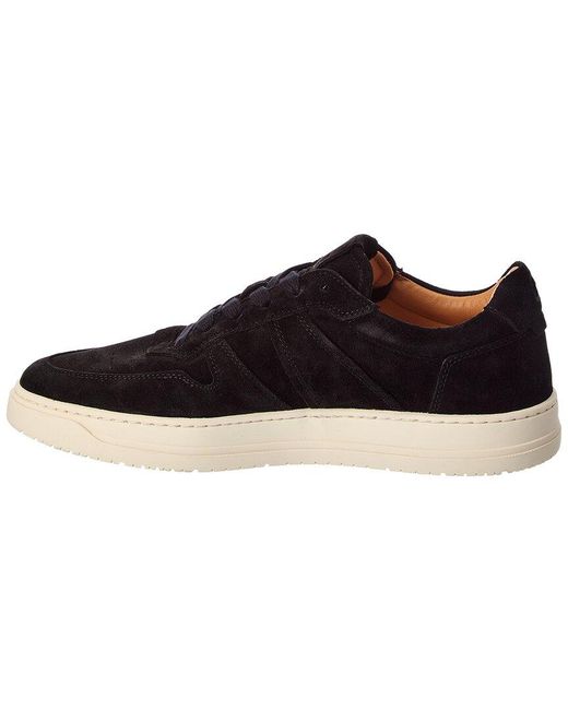 GREATS Black Ironside Suede Sneaker for men
