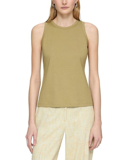 Lafayette 148 New York Green Racerback Tank