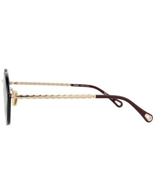 Chloé Brown 55Mm Sunglasses