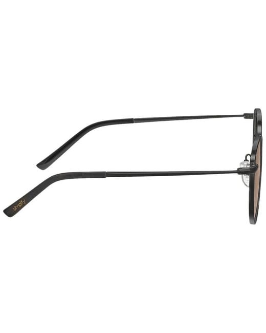 Simplify Brown Ssu128-c4 52mm Polarized Sunglasses for men
