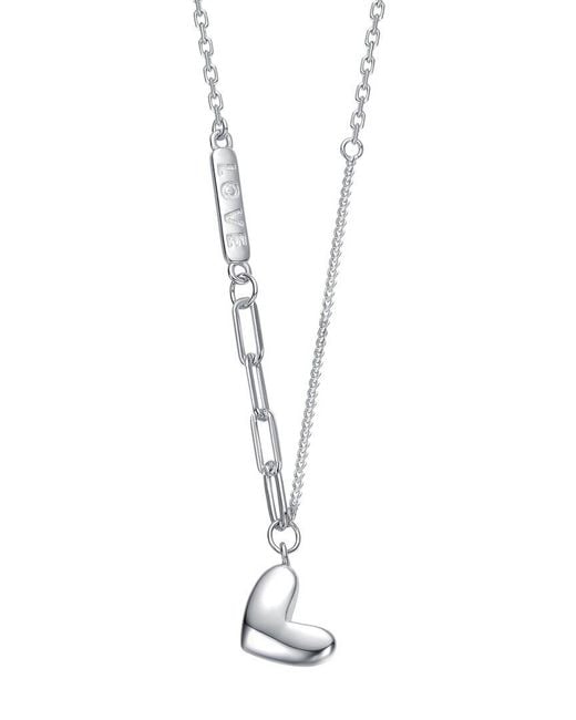Rachel Glauber White Pendant Necklace