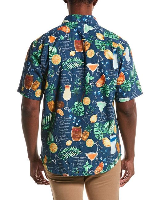 Tommy Bahama Blue Island Social Silk-blend Shirt for men