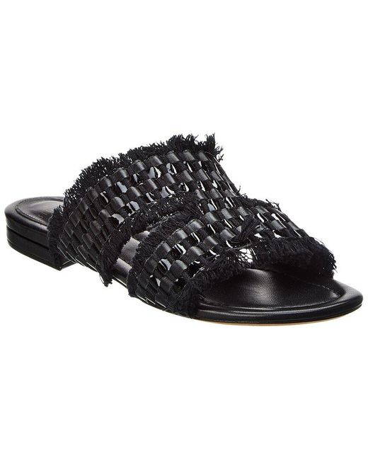 Alexandre Birman Black Kate Leather Sandal