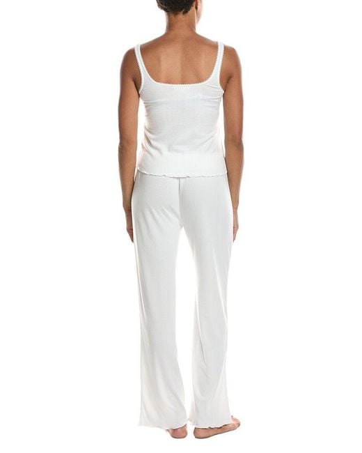 Honeydew Intimates White 2Pc Blissful Tank & Pant Pajama Set