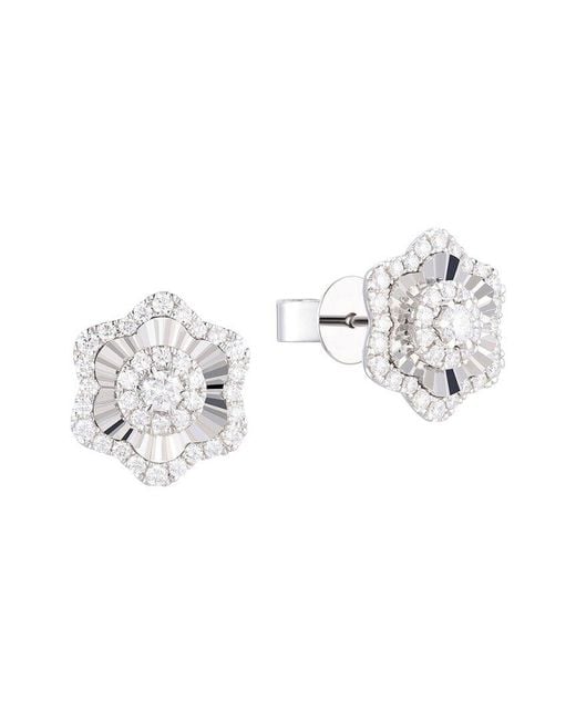 Gregg Ruth Metallic 14K 0.46 Ct. Tw. Diamond Earring