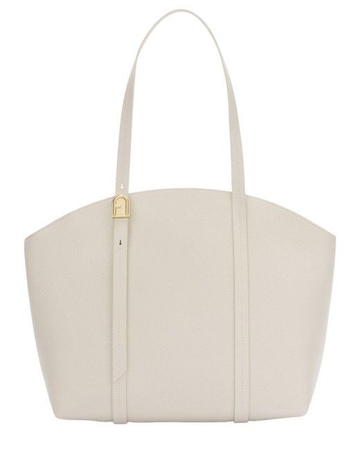 Furla Natural Planeta Leather Tote