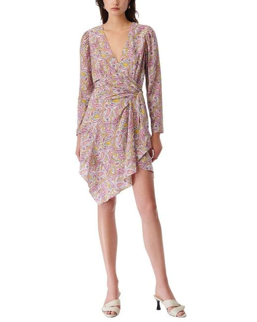 IRO Pink Silk Mini Dress