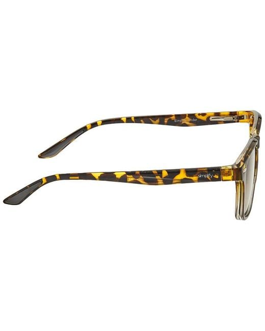 Simplify Brown Ssu130-c5 54mm Polarized Sunglasses for men