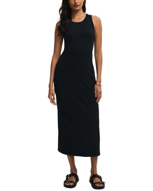 Z Supply Black Clarke Midi Dress