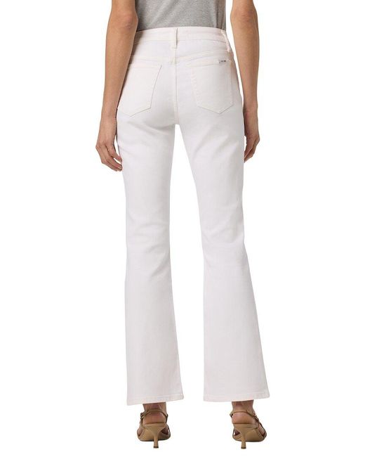 Joe's Jeans White High Rise Curvy Bootcut Jean