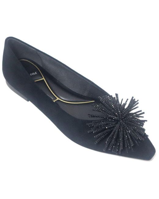 Kenneth Cole Blue Natasha Suede Flat