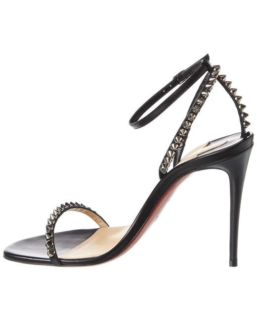 Christian Louboutin Metallic So Me 100 Leather Sandal
