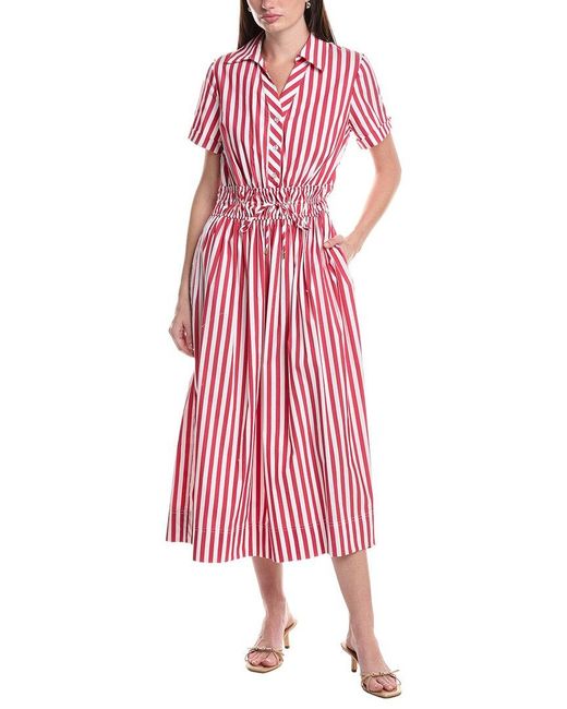 Julia Jordan Pink Stripe Maxi Dress