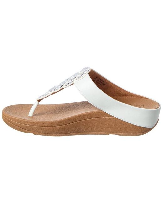 Fitflop White Crystal Sandal