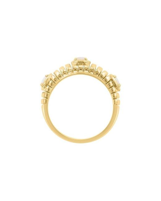 Effy Fine Jewelry Metallic 14K 0.60 Ct. Tw. Opal Ring