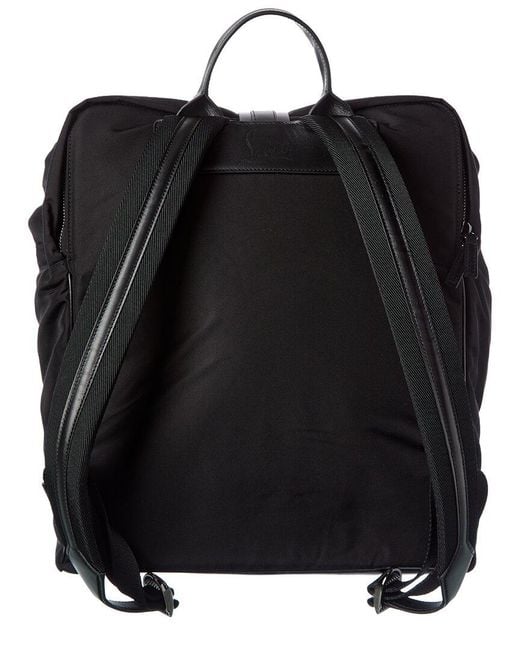 Christian Louboutin Black Canvas Backpack for men